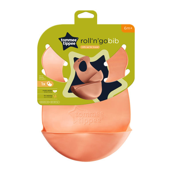 Roll ‘N’ Go Baby Bib With Crumb And Mess Catcher, 6 Months+