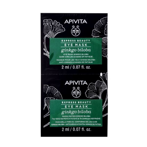 Apivita - Express Beauty Eye Mask - Ginkgo Biloba 2x2 ML