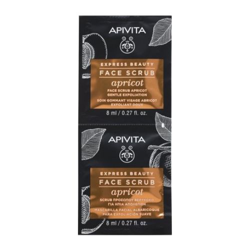 Apivita - Express Beauty Face Scrub - Apricot 2x2 ML