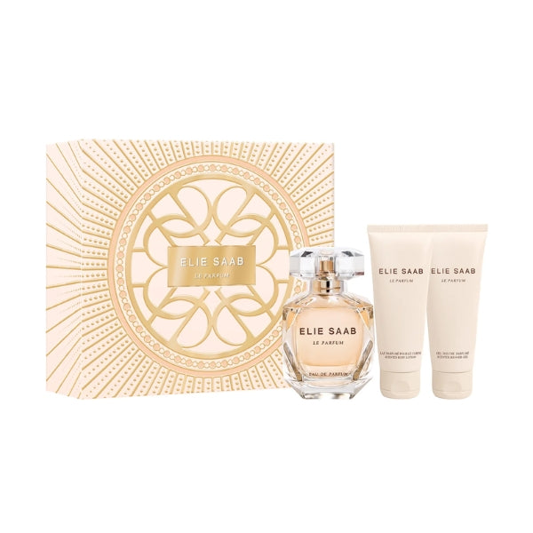 Elie Saab Coffret Le Parfum Eau De Parfum 90Ml + Body Lotion 75Ml + Shower Gel 75Ml Loolia Closet