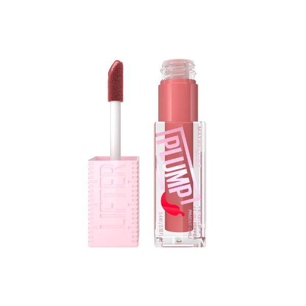 Maybelline New York - Lifter Plump Lip Plumping Gloss With Chili Pepper And 5% Maxi-Lip- 005 Peach Fever