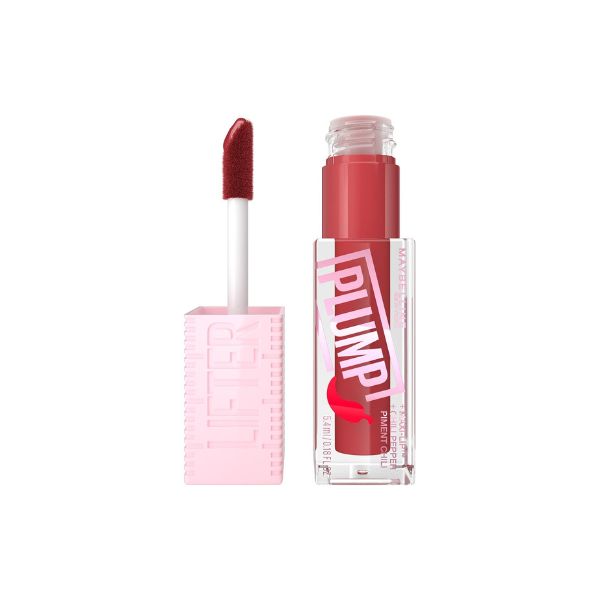 Maybelline New York - Lifter Plump Lip Plumping Gloss With Chili Pepper And 5% Maxi-Lip- 006 Hot Chili