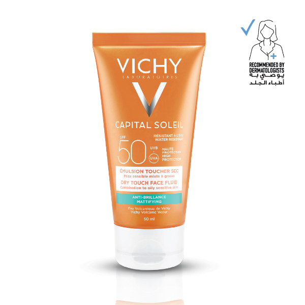 Vichy - Capital Soleil Dry Touch Anti Shine Sunscreen for Combination to Oily Skin SPF50