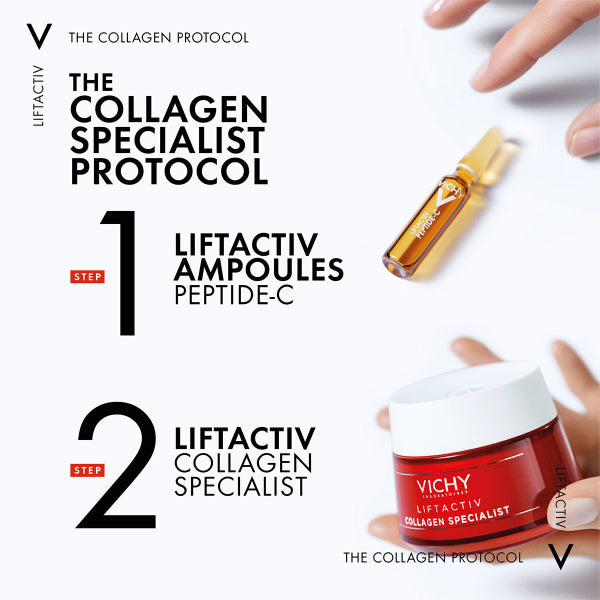 Vichy - Liftactiv Collagen Specialist Day Cream Anti Aging Face Moisturizer 50ml