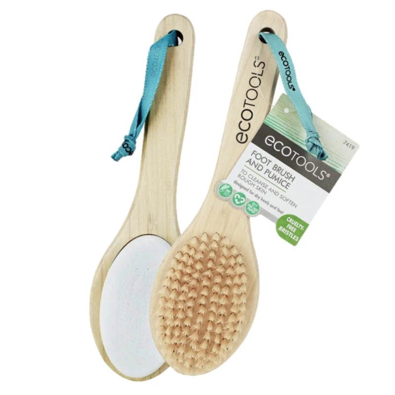 Eco Tools Eco Tools Bath Bamboo Foot Brush & Pumice | Loolia Closet