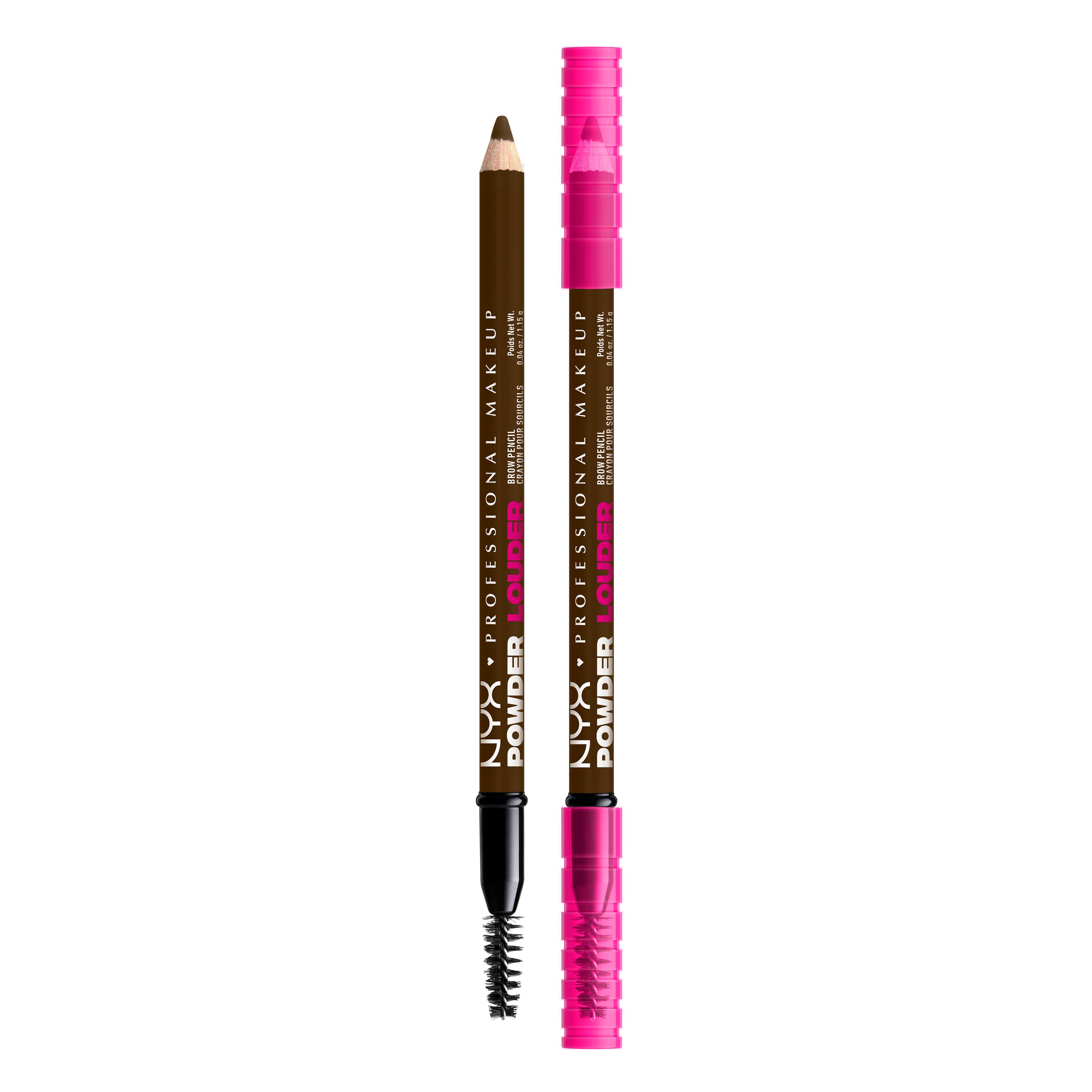 Powder Louder, Brow Pencil, 12Hr Wear, Buildable Micro-Fibers