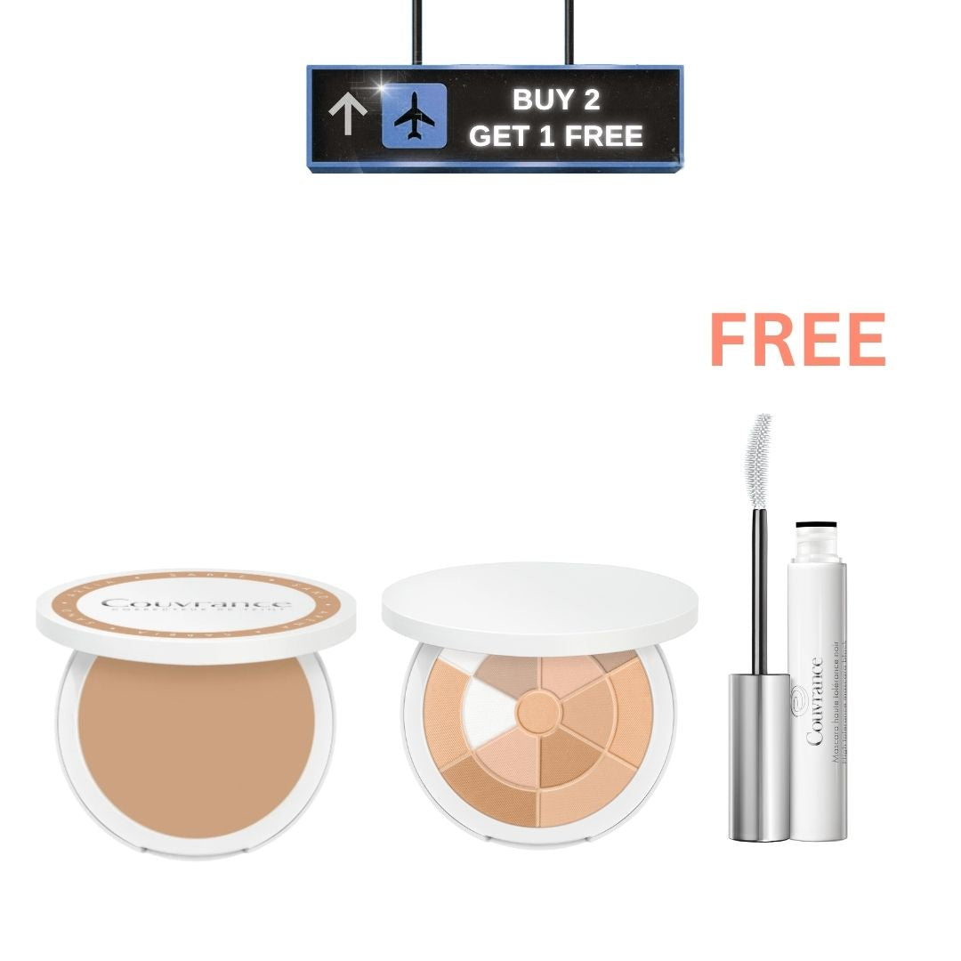 Couvrance Compact Foundation NATURAL + Mosaic Powder TRANSLUCENT + FREE Mascara (Copy)