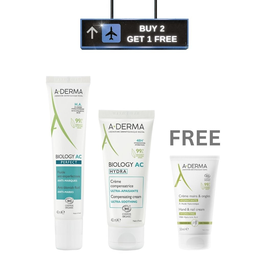 Biology AC Compensating Cream 40 ML + Phys-AC Perfect Anti-Blemish Fluid 40 ML + FREE Hand Cream