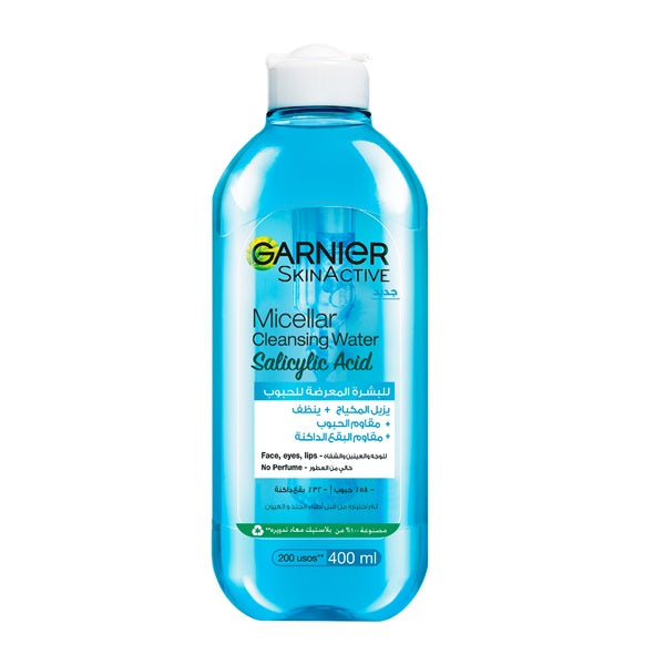 Garnier Fast Clear Micellar Water with Salicylic Acid for Acne Prone Skin 