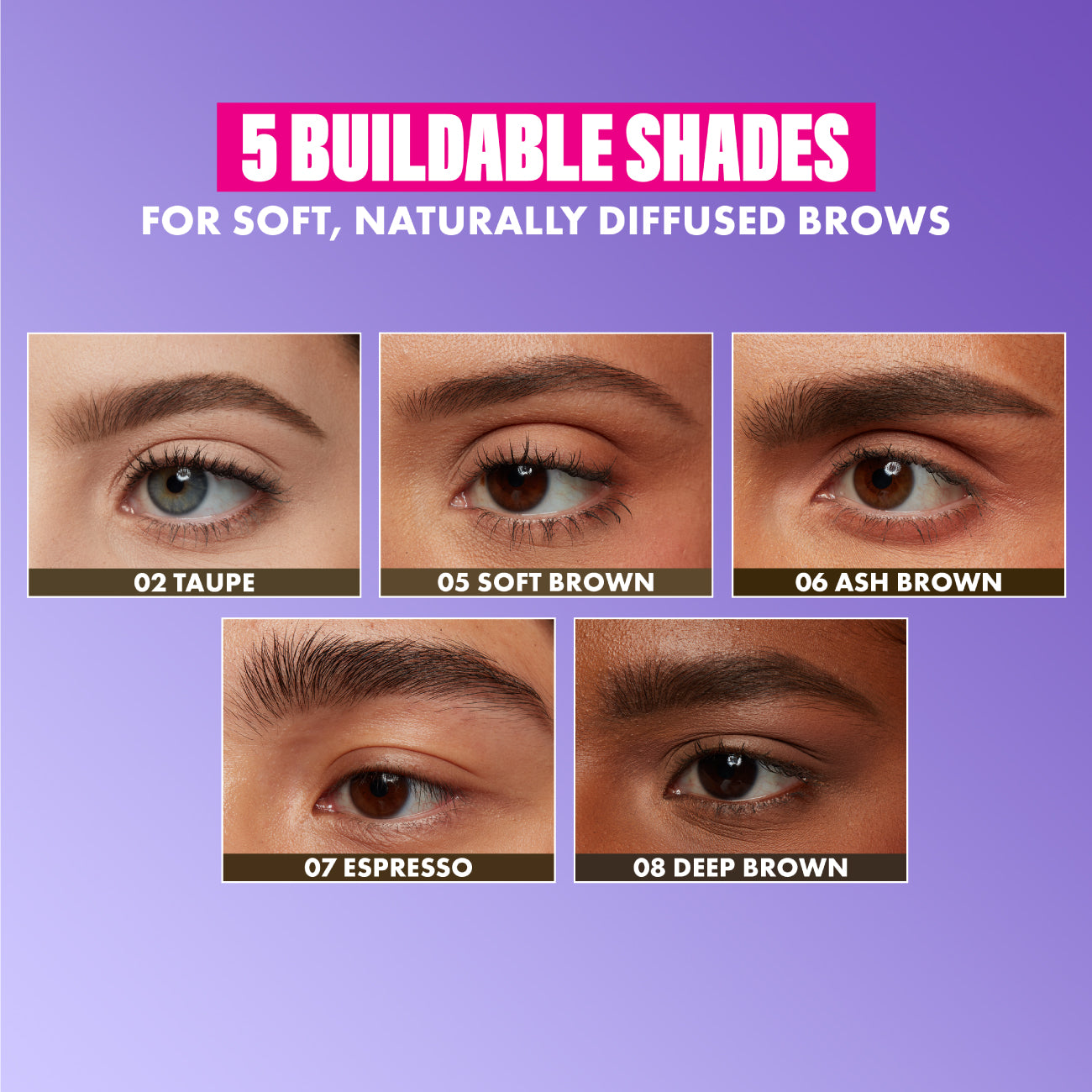 Powder Louder, Brow Pencil, 12Hr Wear, Buildable Micro-Fibers