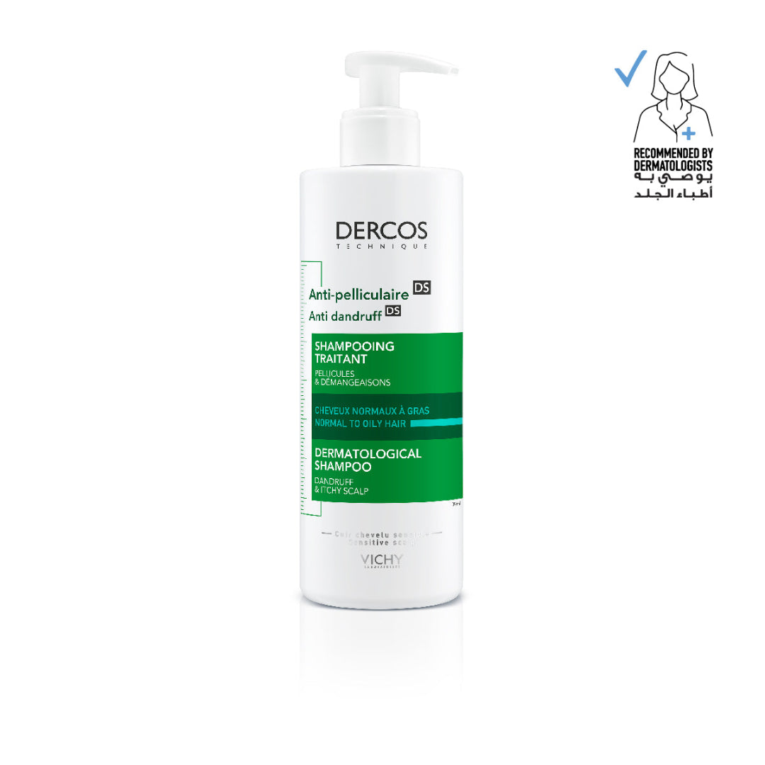 Dercos Anti Dandruff Shampoo for Normal to Oily hair - 400 ML