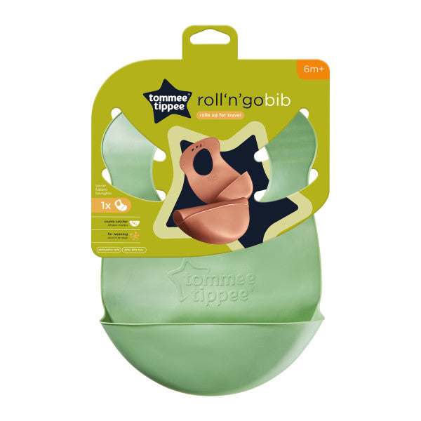 Roll ‘N’ Go Baby Bib With Crumb And Mess Catcher, 6 Months+