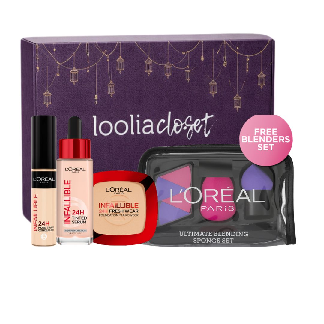 Waterproof Concealer + Tinted Serum +  Foundation + FREE Beauty Blenders At 25% OFF