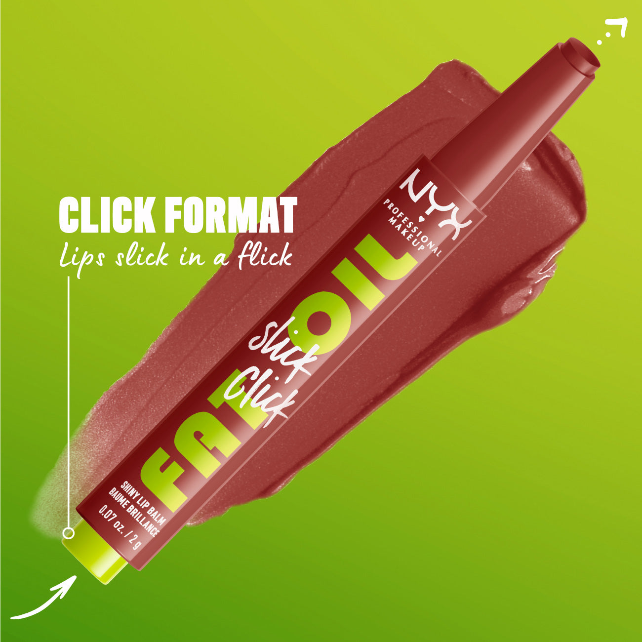 Fat Oil Slick Click Shiny Lip Balm