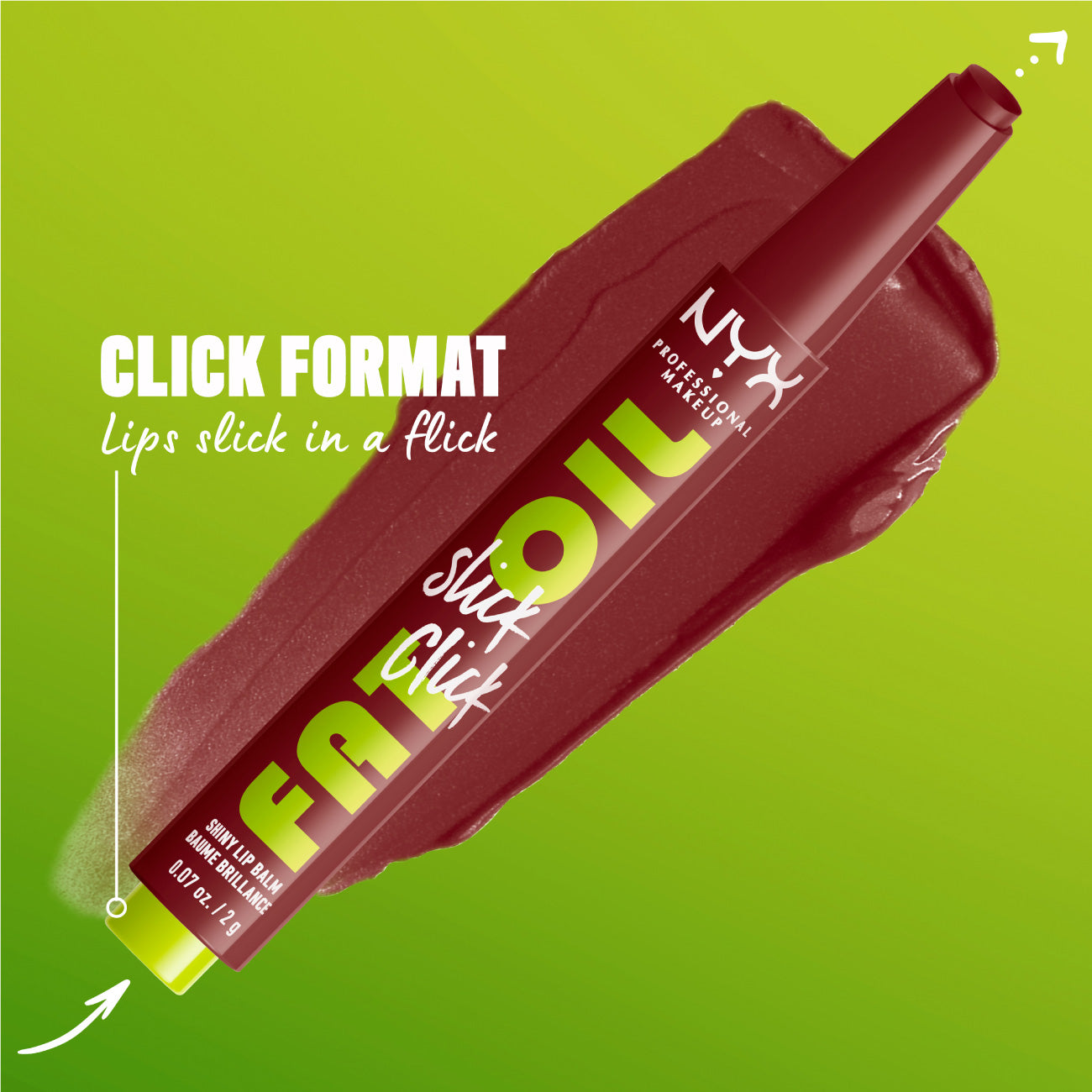 Fat Oil Slick Click Shiny Lip Balm