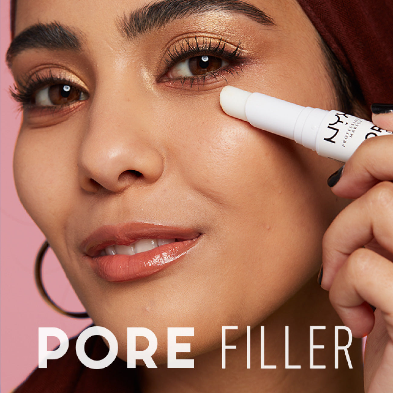 Nyx Professional Makeup Blurring Pore Filler, Face Primer Stick, Vitamin E Infused, Clear