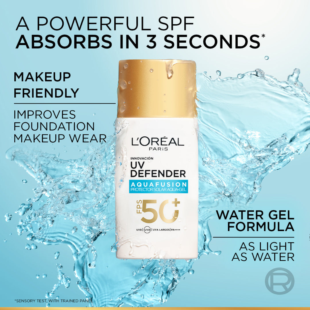 L'Oréal Paris UV Defender Aquafusion Water Gel - Features