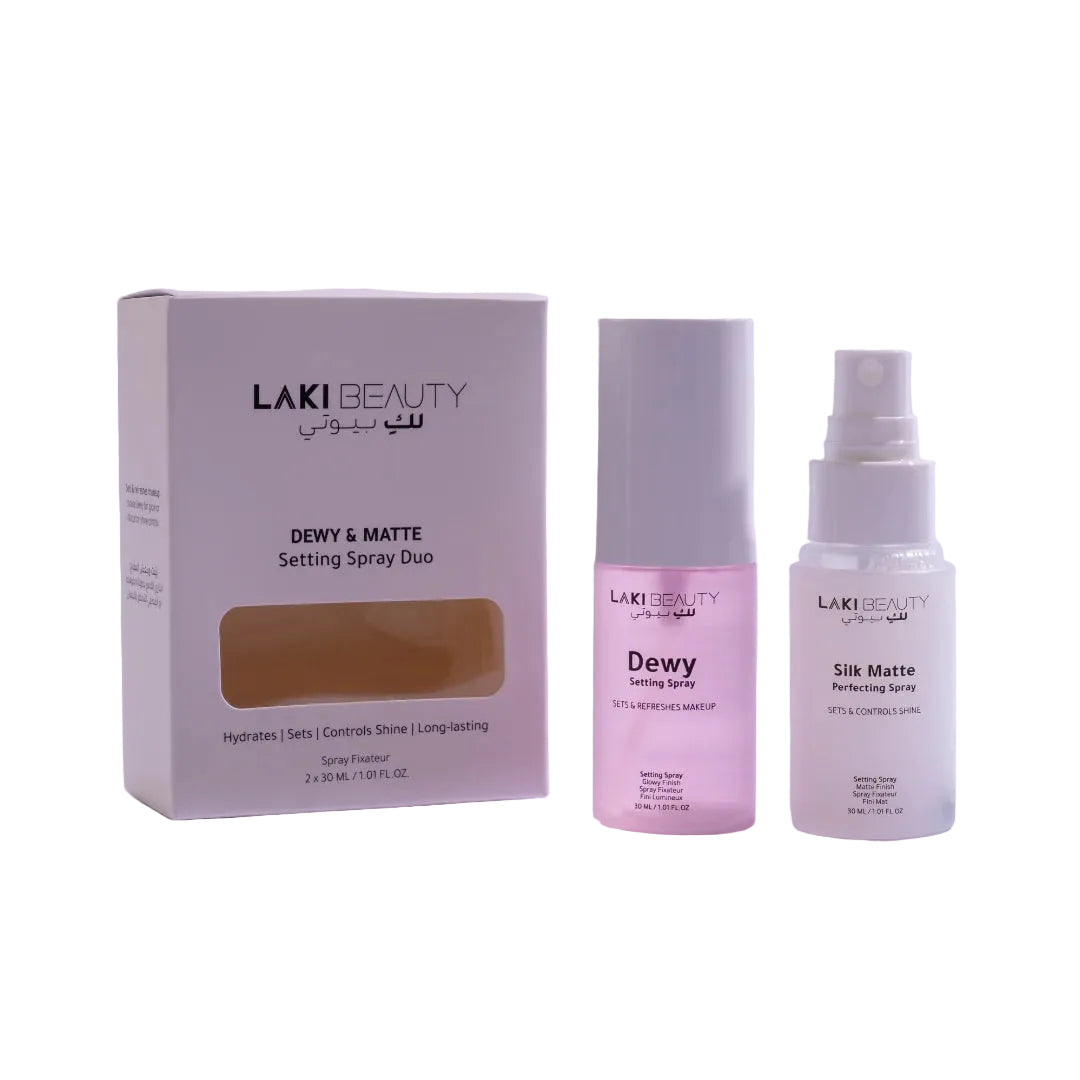 Dewy and Matte Setting Spray Duo