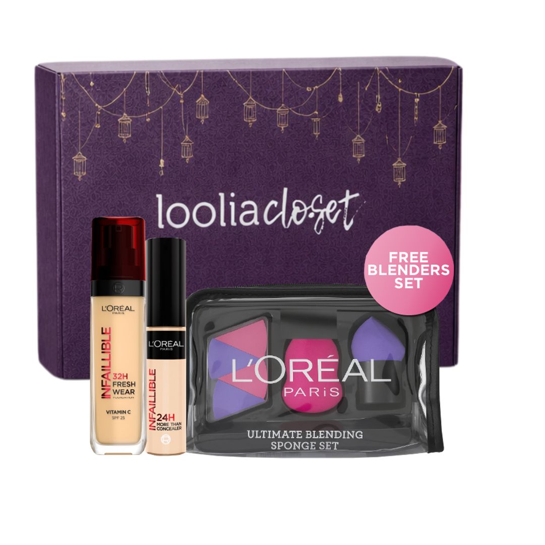 Infaillible Liquid Foundation + Full wear Concealer + FREE Beauty Blenders At 20% OFF