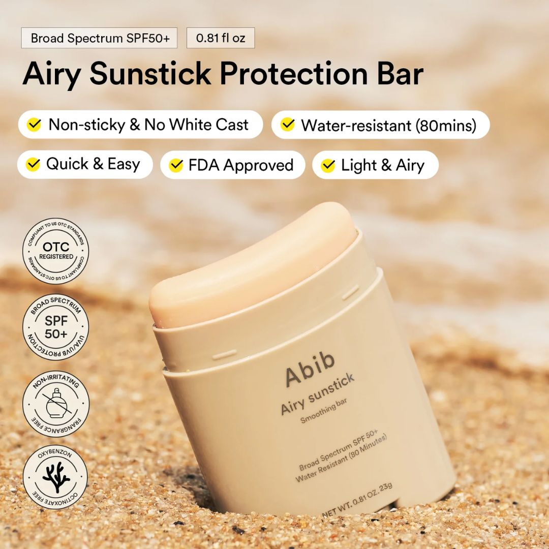 Abib Airy Sunstick Smoothing Bar SPF Pore & Oil Control 23g