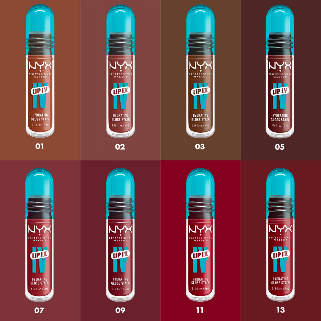 Lip IV Hydrating Gloss Stain, Lip Gloss, Up to 12HR Hydration