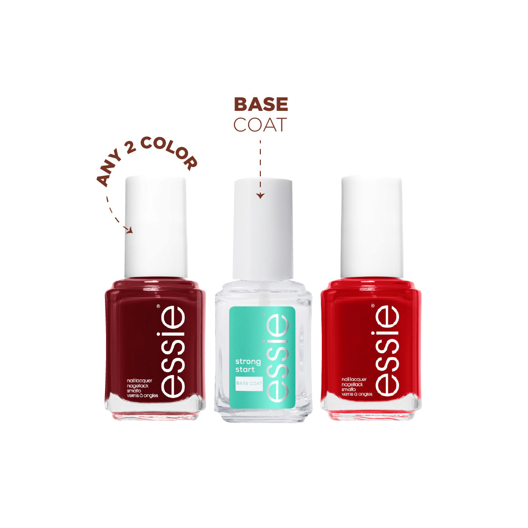 2x Nail Color With Base Coat At 30% OFF