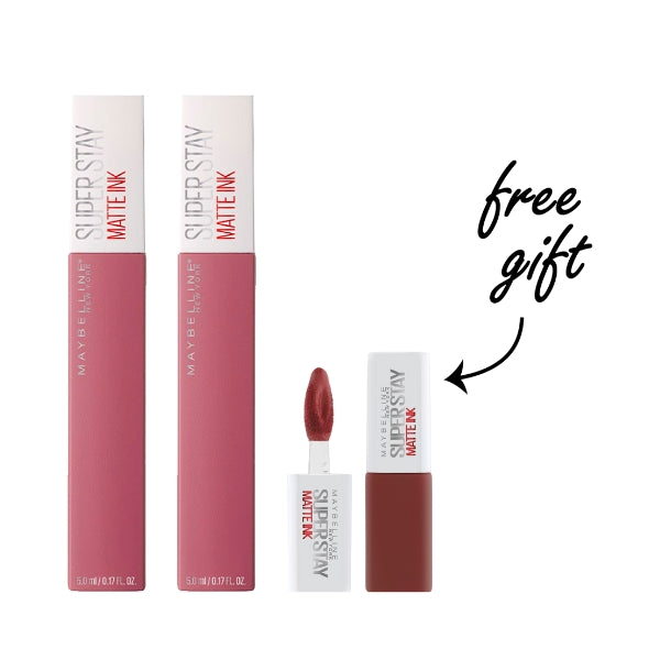 2x Superstay Matte Ink Liquid Lipstick At 20% OFF