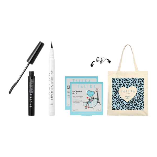 Mascara Black + Lipocils Liner + FREE 2x Eye Therapy Patches + Tote Bag