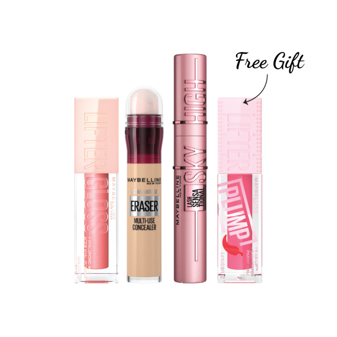 Sky High Mascara + Instant Age Rewind Eraser + Lifter Gloss + FREE Lifter Plump At 20% OFF