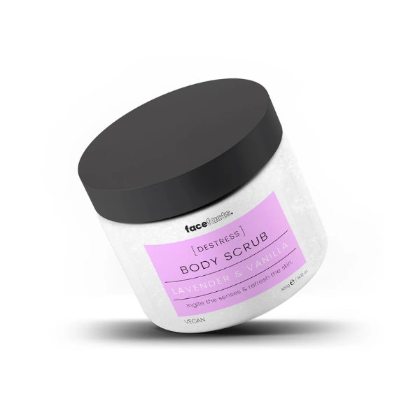 Face Facts Lavender and Vanilla Spa Body Scrub | Loolia Closet