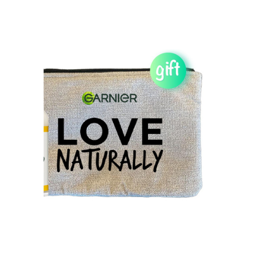 Garnier Garnier Skin Active Love Naturally Pouch GWP | Loolia Closet