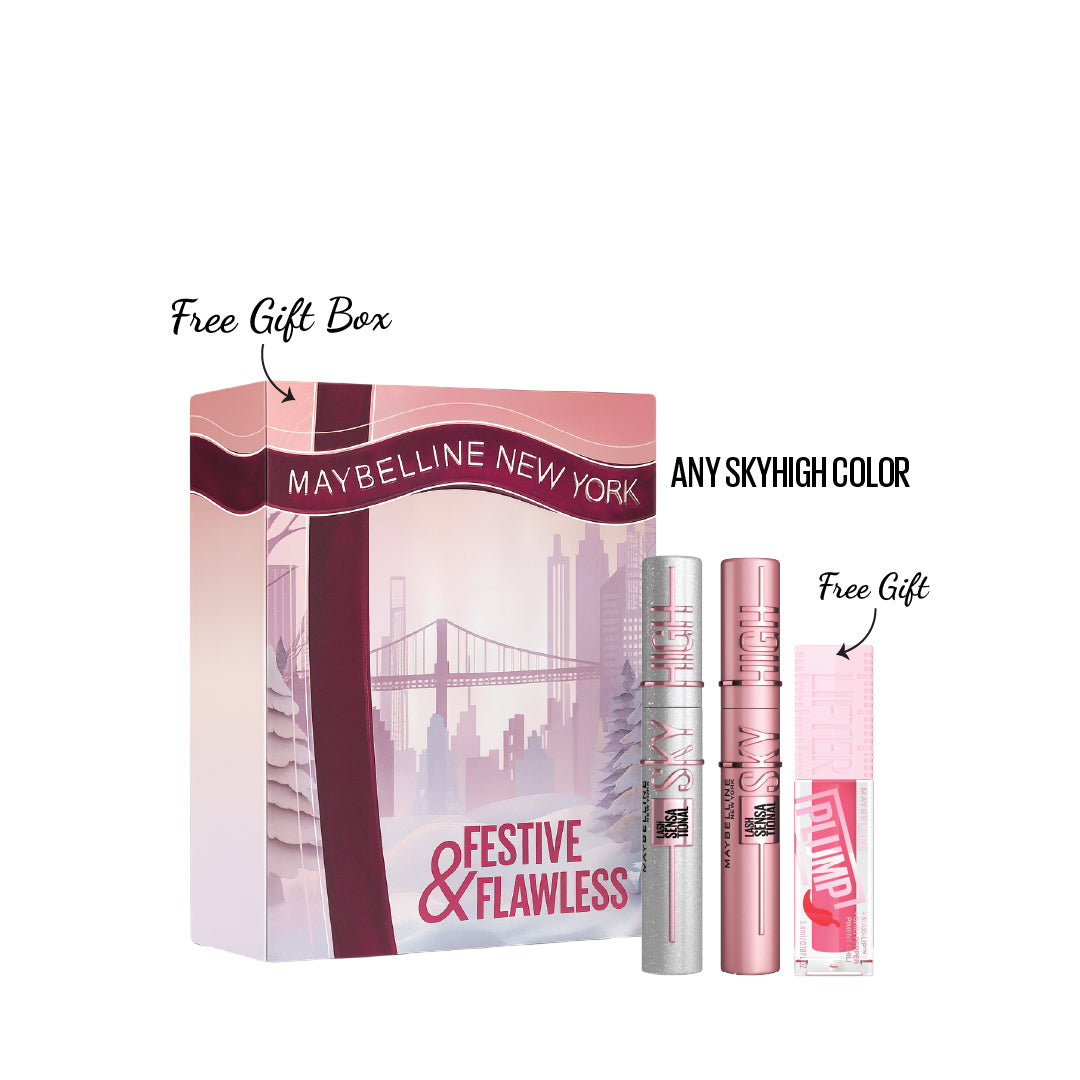 2x Sky High Mascara + FREE Lifter Lip Plump & Box At 20% OFF