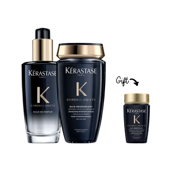 Kérastase 2x Chronologiste Products + FREE Mini Bain Régénérant | Loolia Closet