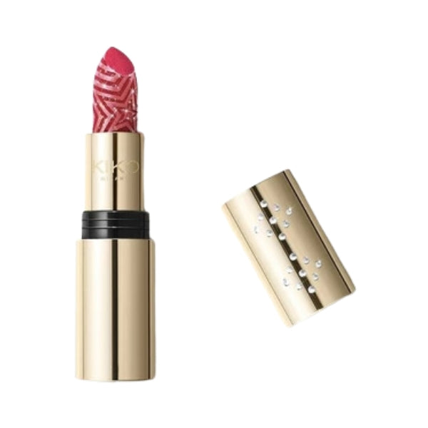 Kiko Milano Sparkling Lips Lipstick Red Glares 03