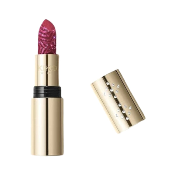 Kiko Milano Sparkling Lips Lipstick Sparkling Burgundy 04