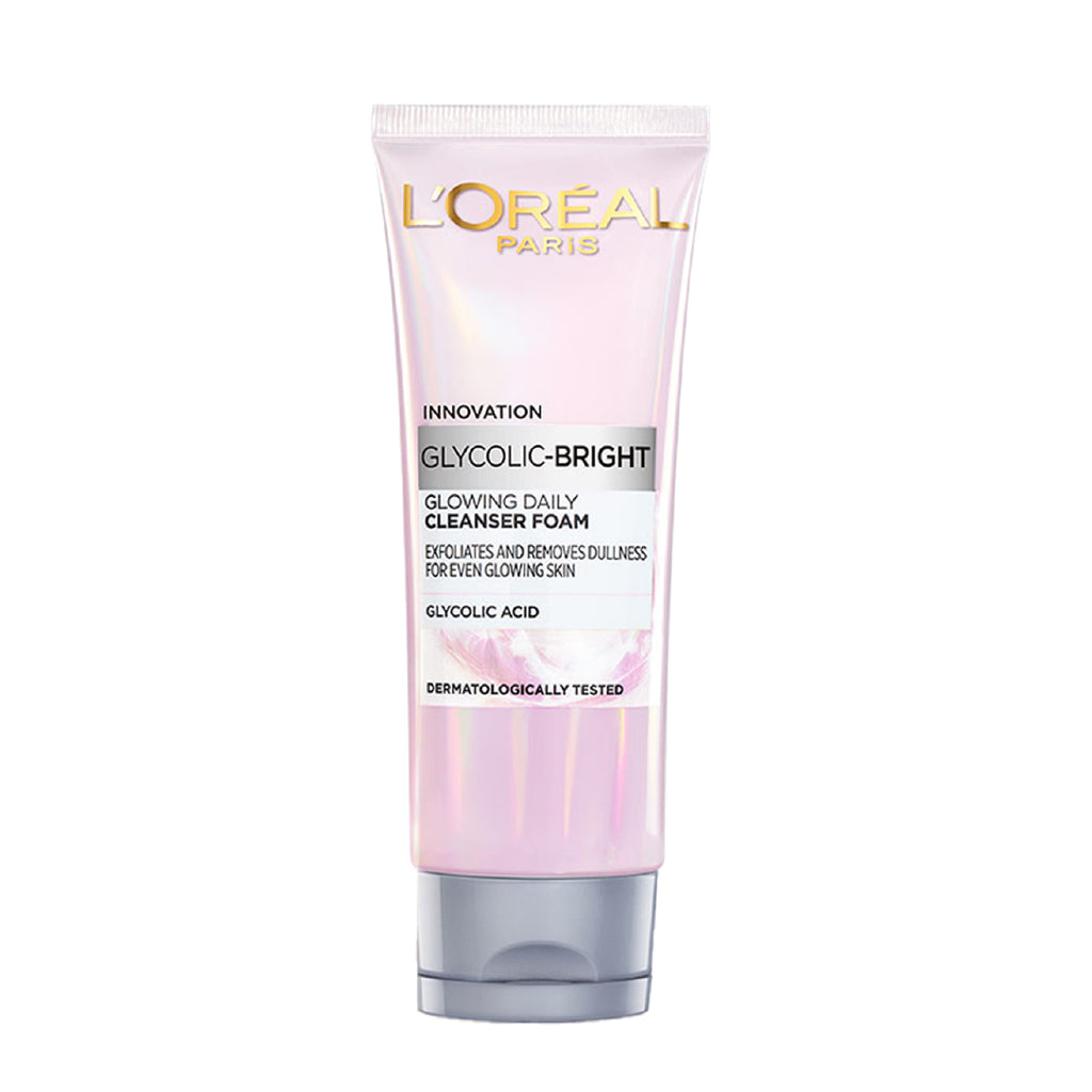L'Oréal Paris Glycolic Bright Instant Glowing Face Wash 100ml | Loolia Closet