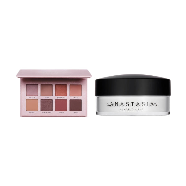 Loose Setting Powder + Glam To Go Mini Palette At 30% OFF Light Translucent