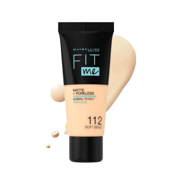 Maybelline New York Fit Me Matte Poreless Liquid Foundation Ideal For Normal To Oily Skin | Loolia Closet