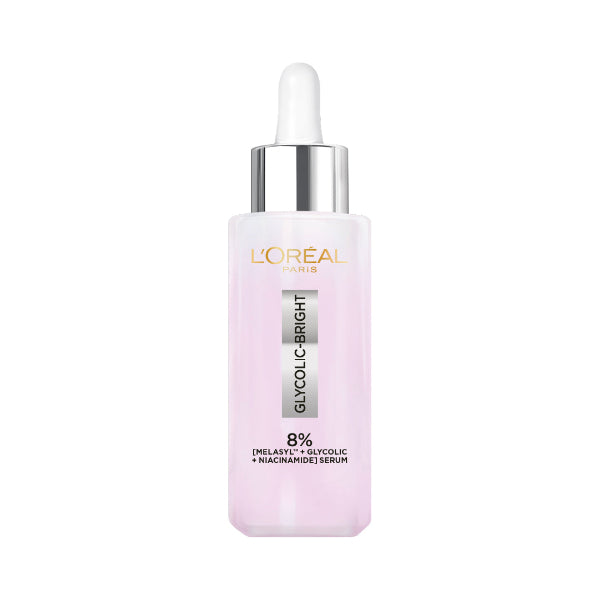 Glycolic Bright Serum with 8% [Melasyl ™ + Glycolic Acid + Niacinamide] face serum for Dark Spots & Brightening - 30 ML