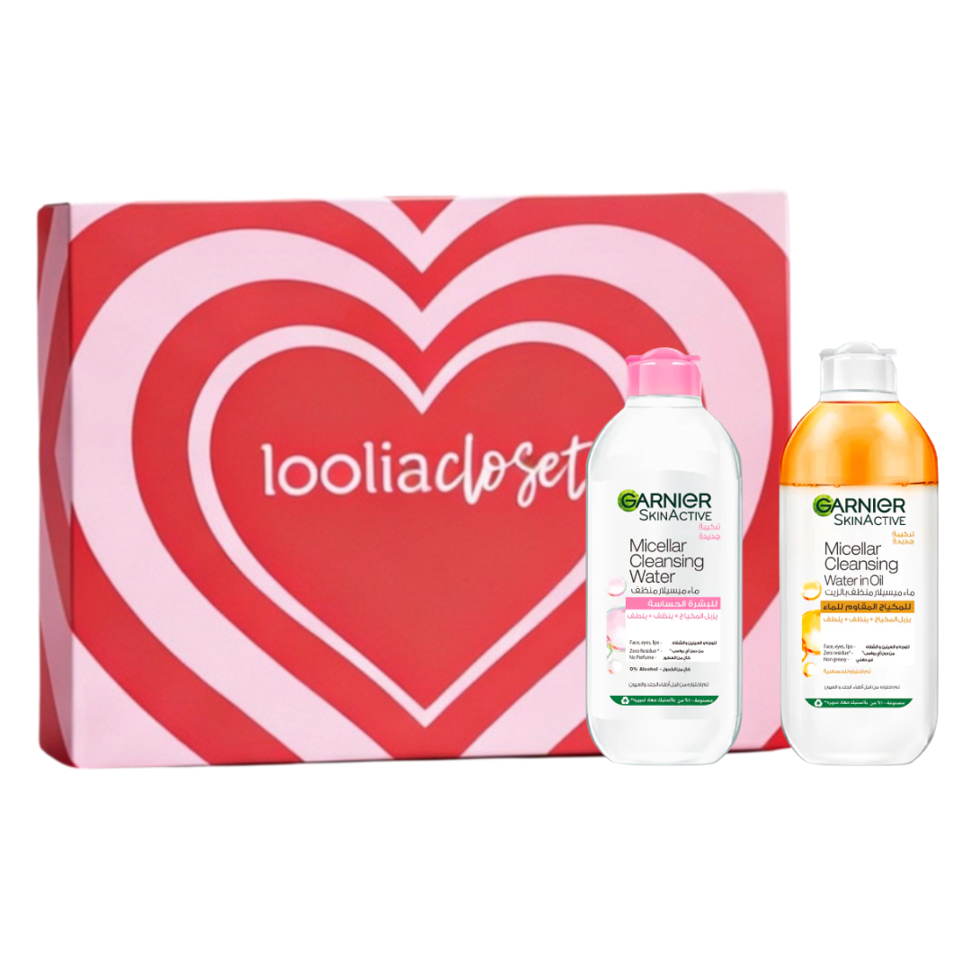 Micellar Water Facial Cleanser 400 ML + Micellar Water Oil-Infused 400 ML + FREE Gift Box At 20% OFF