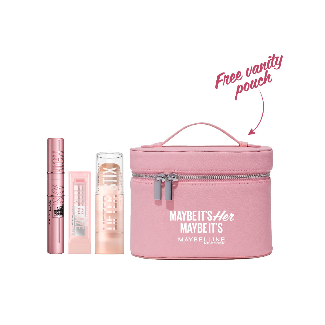 Lifter Glaze Lip Balm + Lifter Stix + Sky High Mascara + FREE Pouch At 30% OFF