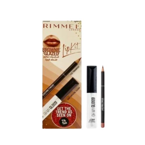 Rimmel Oh My Gloss! Lip Gloss + Lasting Finish Lip Liner - Lip Kit | Loolia Closet