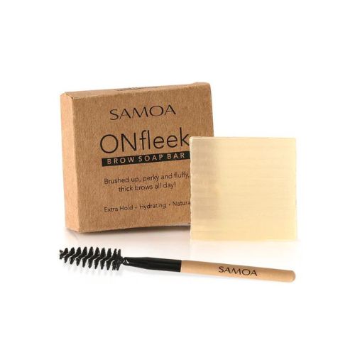 Samoa Cosmetics OnFleek Brow Soap Bar + Brush | Loolia Closet