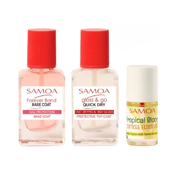 Samoa Cosmetics - ForeverBond 28ml + Gloss&Go 28ml + TropicalBloom 6ml At 10% OFF