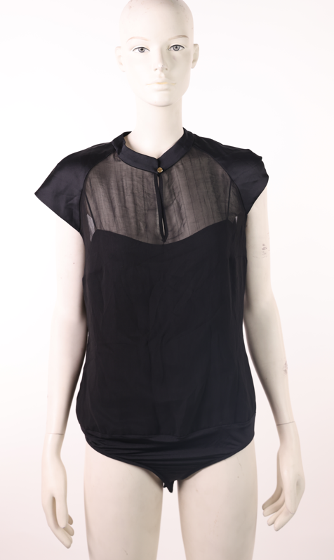 ACCESS Access black body with sheer top | Loolia Closet