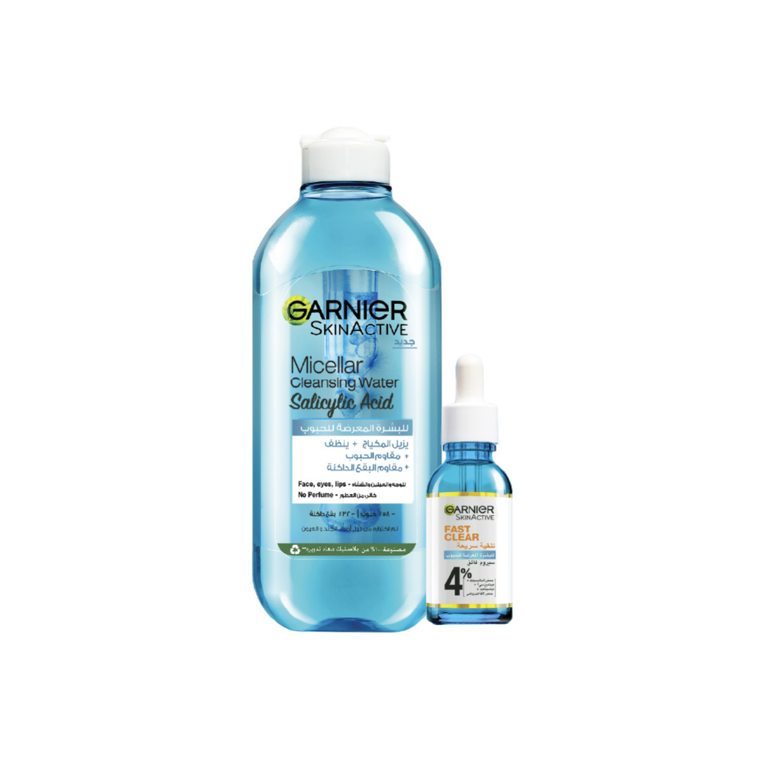 Fast Clear Micellar Water 400 ML + Anti-Acne Serum 30 ML At 15% OFF