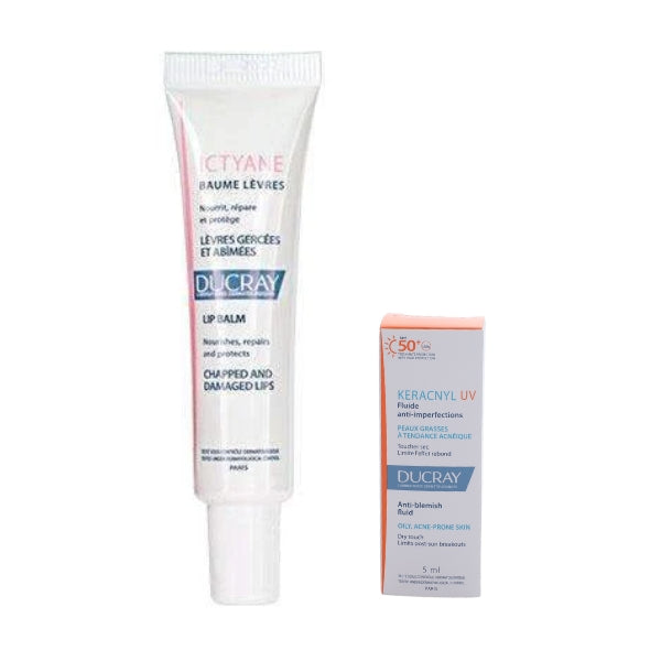 Ducray Ictyane Lip balm + FREE Anti Blemish Fluid 5ML | Loolia Closet