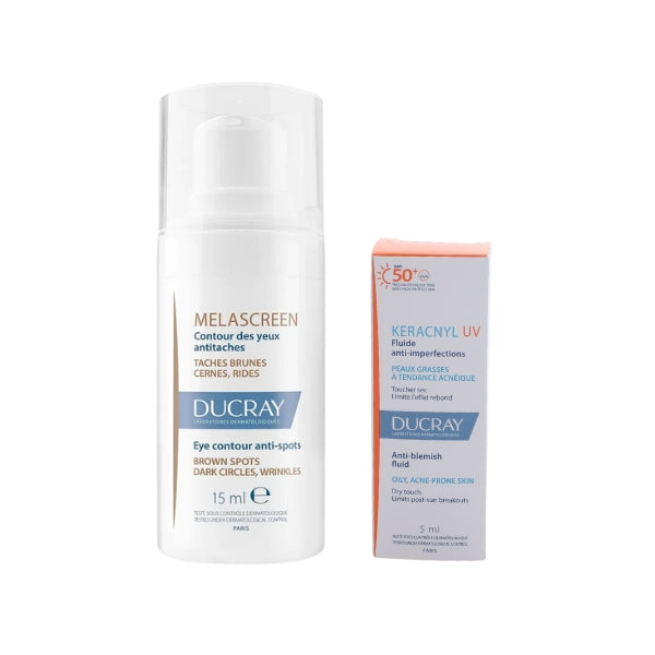 Ducray Melascreen Eye Contour Anti-Spots  + FREE Anti Blemish Fluid 5ML | Loolia Closet
