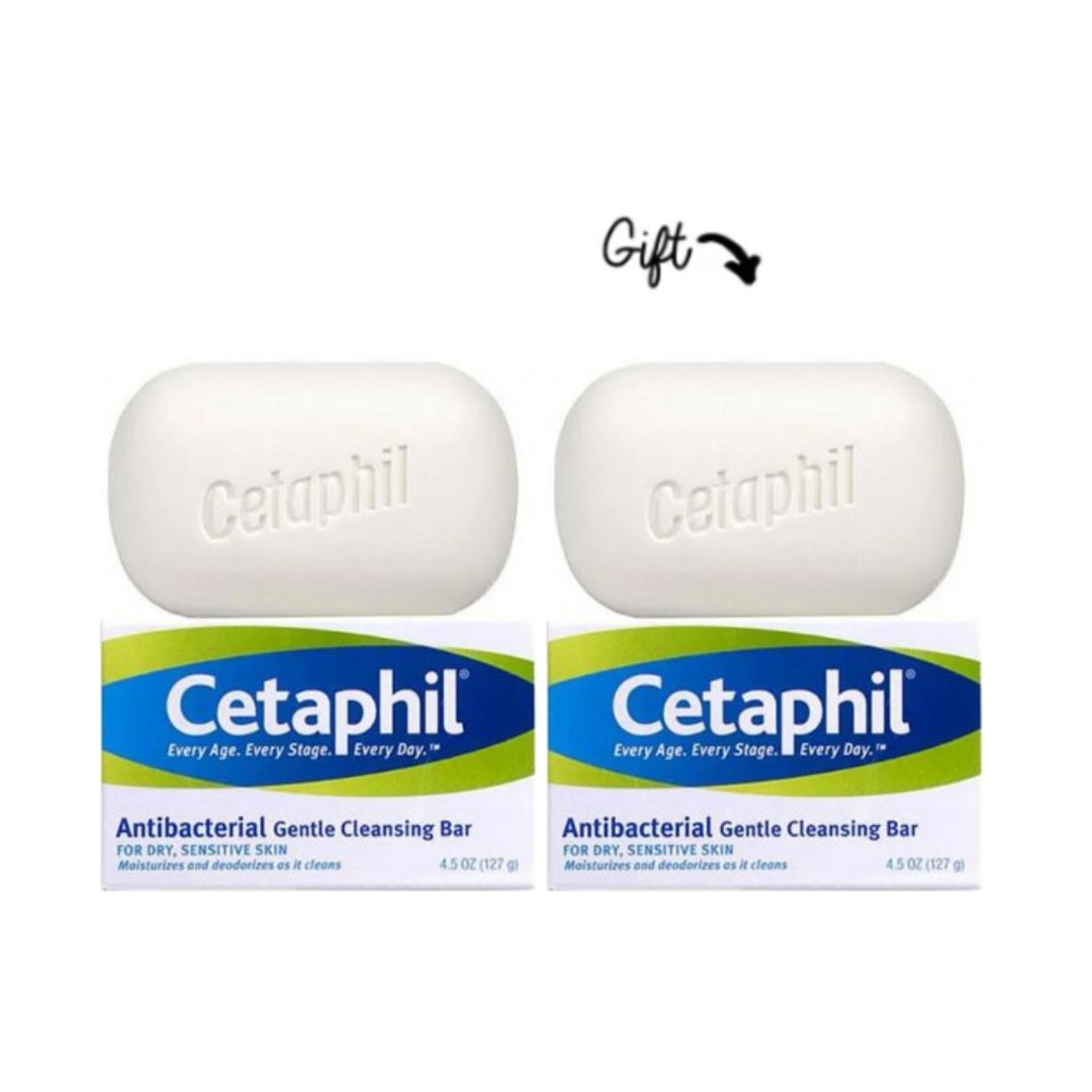 Antibacterial Gentle Cleansing Bar 127g + FREE Antibacterial Gentle Cleansing Bar 127g