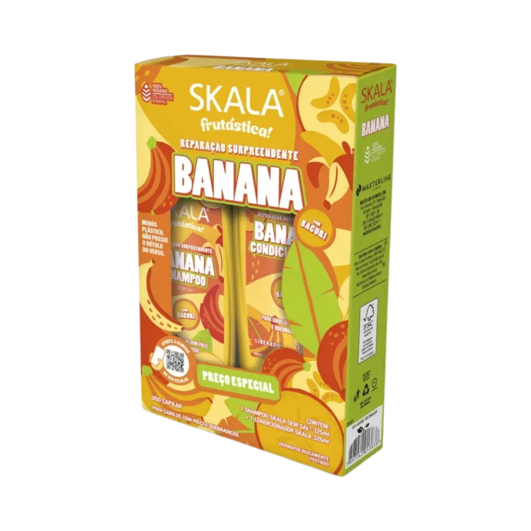 Banana and Bacuri Clarifying Shampoo and Conditioner Kit